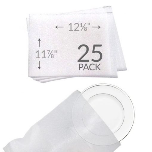 11-7/8"X12-1/8" FOAM POUCHES (25 PACK)